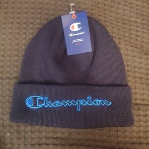 Champion knit hat